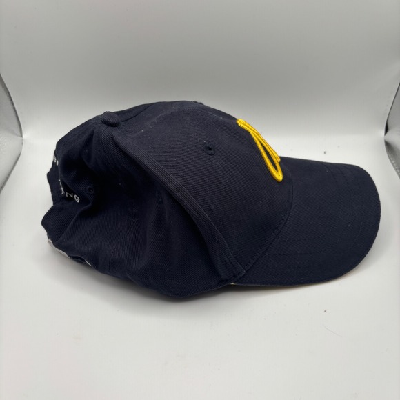 Breitling Navy Blue Yellow Adjustable Hat Men's Size O/S - Picture 5 of 5